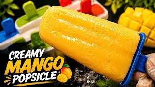 Creamy Mango Popsicle || Mango Ice-cream || Viral Mango Ice-cream #trending #summer #viral #food #4k