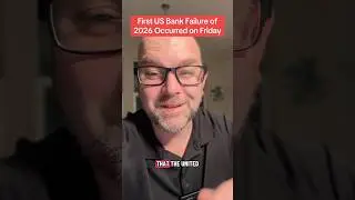 First US Bank Failure of 2026 Occurred on Friday 2/1 #breakingnews #bank #economy