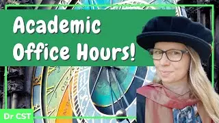 ACADEMIC OFFICE HOUR - is it time to offer one? #DrCST #academia_unlocked