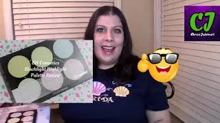 Bh Cosmetics Blacklight Highlight 6 Color Palette | Review and Swatches | Chrissi Jadeheart
