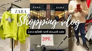 ZARA ഷോപ്പിംഗ് | offer sale at ZARA Uppsala|Sweden shopping vlog | 2022