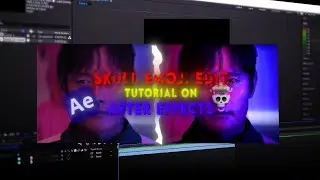 Viral skull emoji edits tutorial on after effects