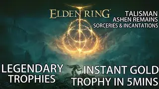 Elden Ring - INSTANT GOLD TROPHY - Legendary Talismans, Ashen Remains & Sorceries Incantations Save