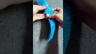 DIY Glitter Foam Sheet Flower🌼 #craft #glitterfoamsheetcraft #diycrafts