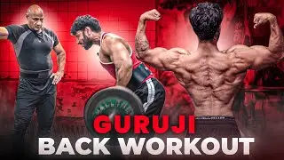 GURUJI&rsquo;S BACK WORKOUT | FREE INDIAN BODYBUILDING BULKING DIET | NATURAL CLASSIC BODYBUILDING PREP