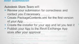 Publish Revit Apps to Exchange Store - Section 8 - Summary and Conclusion