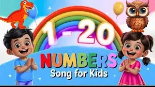 Fun Animal Counting Song | Learn Numbers 1 to 20 | Counting Is Fun | Kids Nursery Song 
