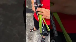 Slingshot Rifle with Green Bands | Alloy Sling Tool | IndianSlingshot.com