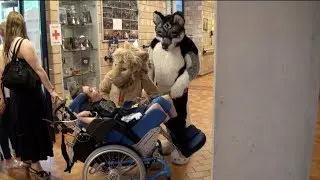 Public Fursuiting Magic for Special Needs Kids with Kitwana Lion, Tambako & KingSimba 06/2018