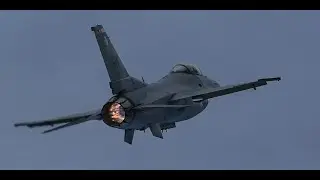SANICOLE 2022 BELGIUM AIR FORCE F16 LIGHTING 4K