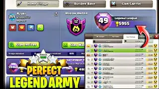 GLOBAL TOP PLAYER ATTACK | Th15 World Rank 49 Player Legend League Hits-Coc