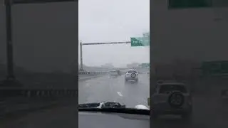 Rhode island Providence on a winter strom day 2021