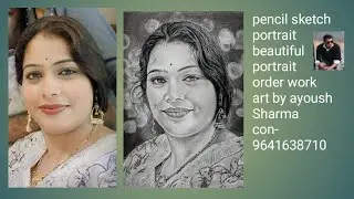 Pencil sketch portrait 