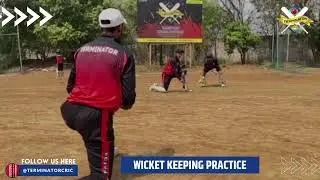 Wicket Keeping practice🏏
