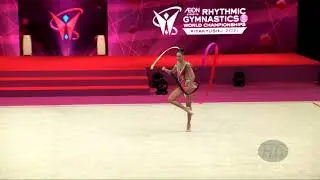 AGIURGIUCULESE Alexandra (ITA) - 2021 Rhythmic Worlds, Kitakyushu (JPN) - Qualifications Ribbon