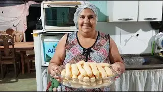 O melhor biscoito (peta) de polvilho com limão caipira da roça, muito bom 🥖🥖 🍋