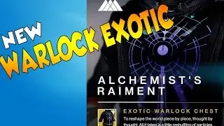Destiny - Alchemist's Raiment warlock exotic chest