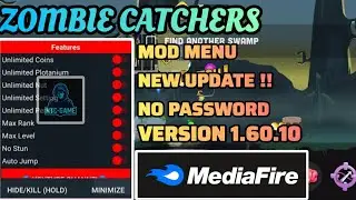 Zombie Catchers MOD MENU v1.60.10 Update | Unlimited Money & Unclok All Skins, Weapons || NTC-GAME