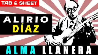 TAB/Sheet: Alma Llanera (Arranged Alirio Diaz) by Pedro Elias Guitierrez [PDF + Guitar Pro + MIDI]