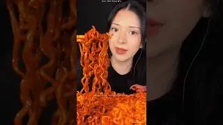 EXTREME 𝗦𝗽𝗶𝗰𝘆 𝗥𝗮𝗺𝗲𝗻 𝗔𝗦𝗠𝗥🔥🍜 | Loud Slurping Sounds 🍝🍖 #mukbang #asmreating #food#ramen #ramennoodles