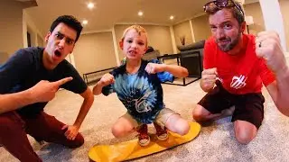 HILARIOUS 3 WAY CARPETBOARD S.K.A.T.E.!