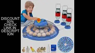 26-52 Eggs Automatic Incubator?Upgrade Automatic Water Adding?360 Degree View?incubators for hatchin