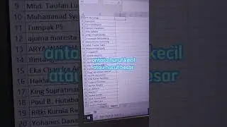 Cara Menyeragamkan Nama Huruf Kapital 