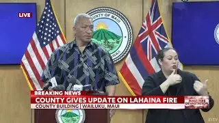 National reporter confronts Mayor Bissen, leaders over lack of communication in Lahaina fire