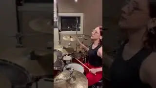 The Warning | Pau || EVOLVE drum tutorial 🥁 #shorts