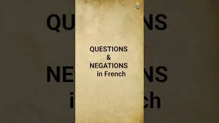 Master Questions and Negation in French in just 90 seconds! 🚀 #learnfrench