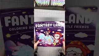 ✨ASMR Coloring book Flip Through Southern Lotus Fantasy Land ✨