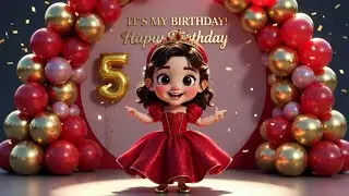 Its my Birthday SONG for 5 year old princesses and kids | #happybirthday