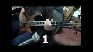 Sok Khmao R'laung (in Am) - bass tutorial