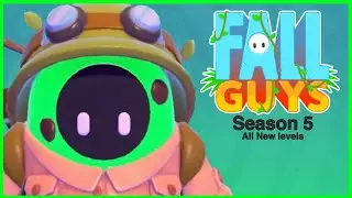 Fall Guys Season 5 (Jungle Theme) All 5 New Levels