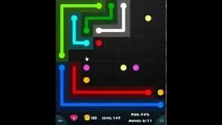 flow game facebook - basic pack level 149 Connect the dots