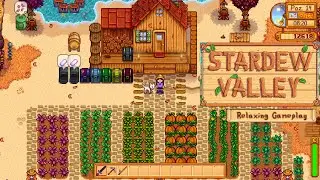 Relaxing Stardew Valley Gameplay |🍁Fall Day 17-22 (No Commentary) for Sleep, Study, Focus.. etc!