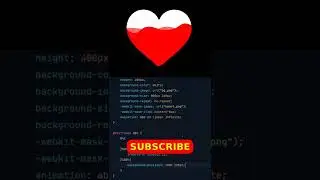 Animated Heart Using CSS | Heart Beat Animation CSS #shorts