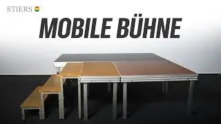Mobile B&uuml;hnen extra leicht und Podeste f&uuml;r Festeinbau