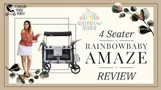 REVIEW: RainbowBaby Amaze | 4 Seater Stroller Wagon