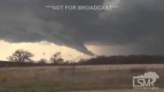 3-24-15 Lockwood, MO Supercell/Wall Cloud Rotation *Kevin Saunders*