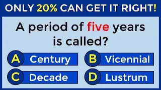 Only 20% Can Pass This Test | Vocabulary Challenge #30