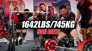My first 600lb squat!  2024 USAPL Primetime Power Classic - Jay Solano 745kg Total at 82.5kg
