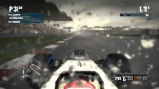 F1 2012 Rainy Race Gameplay (PC HD)