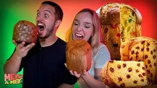 PANETONE DE RICO OU DE POBRE? GRINGA PROVA E DA NOTAS | #MEIOAMEIO #11