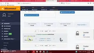 Start investing on bitconnect now!!!from btc wallet to bcc wallet