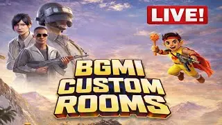 BGMI LIVE CUSTOM ROOM || Custom Rooms || PUBG LIVE CUSTOM ROOMS #bgmilive #bgmicustom #custom