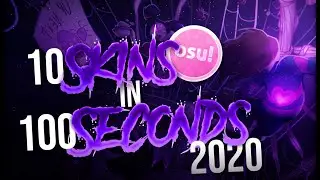 Top 10 osu! Skins in 100 Seconds 2020 #8