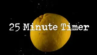 Fruit Silent Motion Sprint Timer with Alert || 25 Minutes