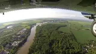 Hochwasser 2013 Überflug am 14.06. Bernburg - Calbe
