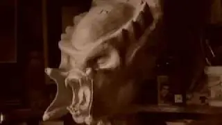predator mask sculpture
